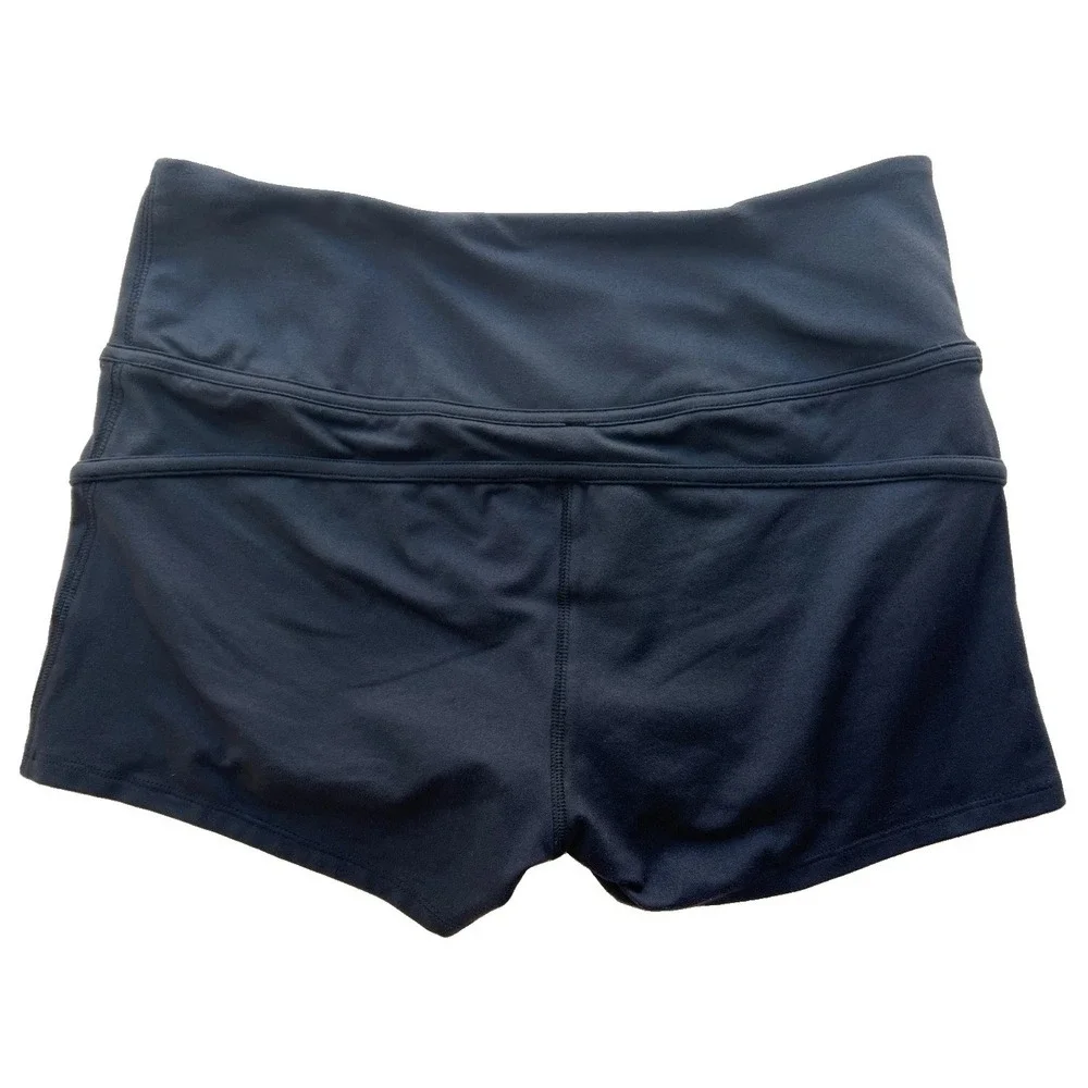 Free People Movement Shorts Womens M Black Athletic Stretch Running Athleisure